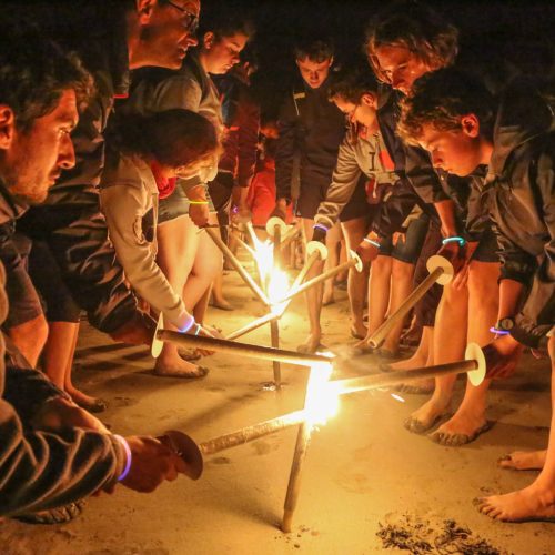 Traversée aux Flambeaux et lampions