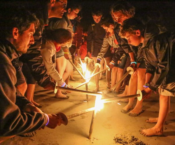 Traversée aux Flambeaux et lampions