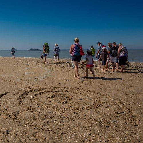 Légendes de la Baie et atelier Land’art