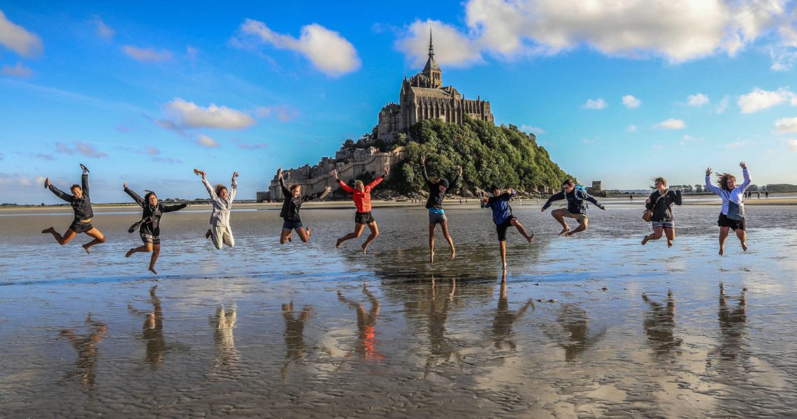 Grandes marées au Mont Saint-Michel