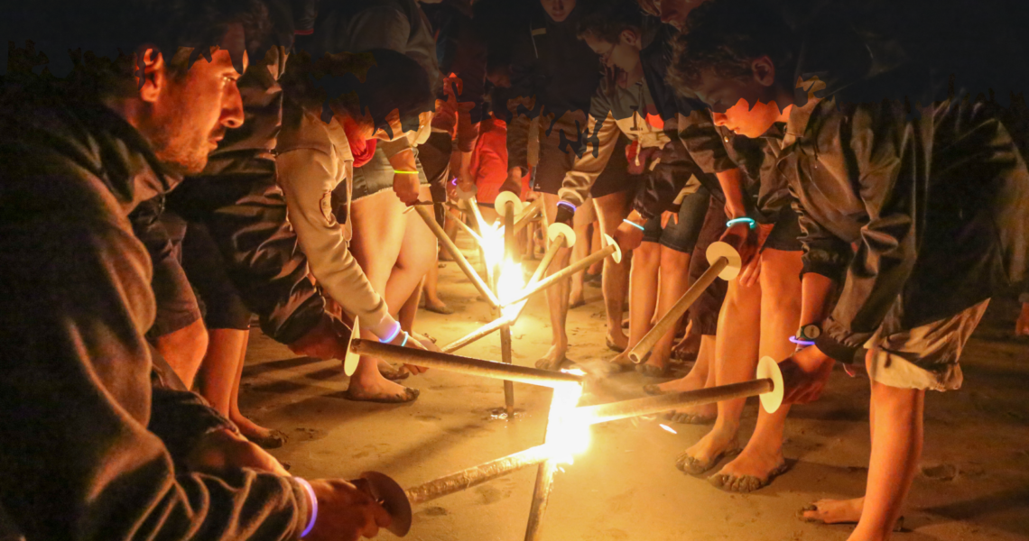 Traversée aux flambeaux et lampions